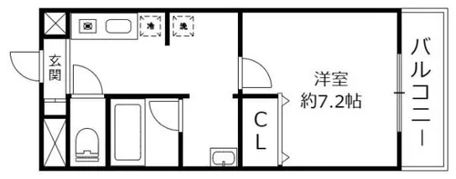 エクセレント吉田 (野洲市市三宅)【3階】の間取り