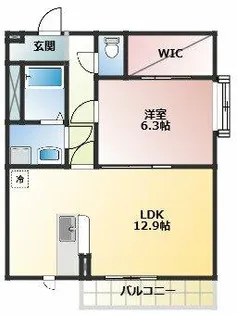 カーサ・ヴェルデ【1階】の間取り