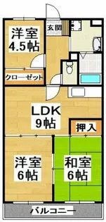 アミール西野【2階】の間取り