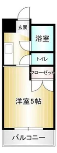 FLAT5 仲上【11号室】の間取り