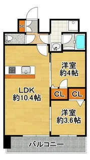 プレサンス大正フレンジ(Jタイプ)【12階】の間取り