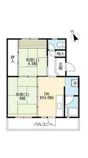URひよどり台【1220306号室】の間取り
