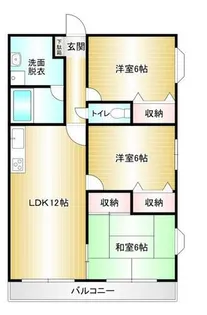 セルシオハイツ幸袋【101号室】の間取り