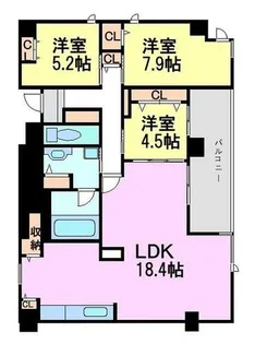 Amistad【4階】の間取り