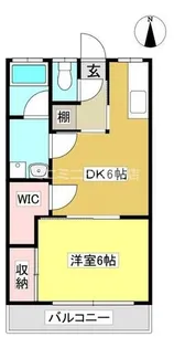 マルワアパート【305号室】の間取り