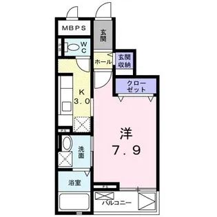 San Sappy サンサピー【3階】の間取り