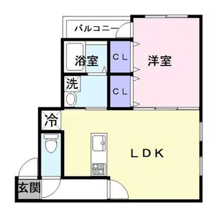 フジパレス鶴見7番館【2階】の間取り