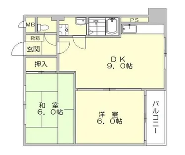 パストラルミキ【601号室】の間取り