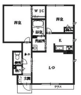 シャーメゾン坂元【1階】の間取り