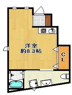 ハートフルMIWA【1階】の間取り