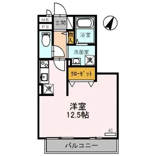 セジュール オオニシ 野洲市栄【3階】の間取り