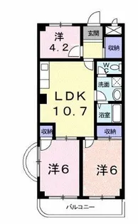 3LDKの間取り画像
