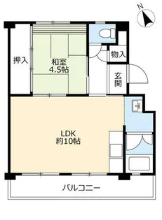 UR藤山台【3700407号室】の間取り