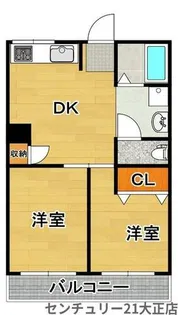 川忠ビル【5階】の間取り