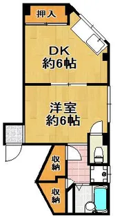 桧マンション【4階】の間取り