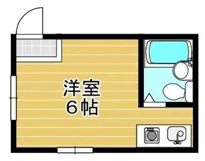 コーポ京橋【1階】の間取り