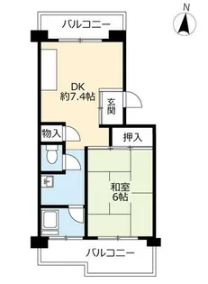 UR醍醐石田【0150108号室】の間取り