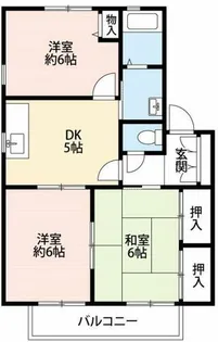 グリーンヒル光【1階】の間取り