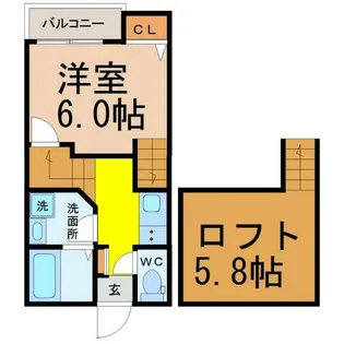 Creo六番町弐番館【102号室】の間取り