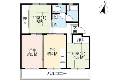 UR寝屋川【C270305号室】の間取り