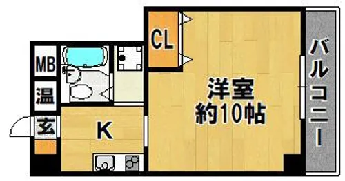 ピアシティ三田【205号室】の間取り