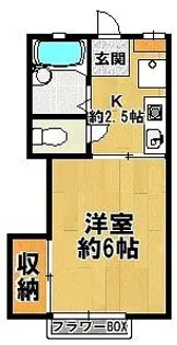 ルシエール南が丘【1階】の間取り