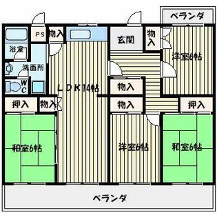 第2スカールハイツ【3階】の間取り