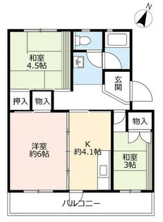 UR豊明【0510401号室】の間取り