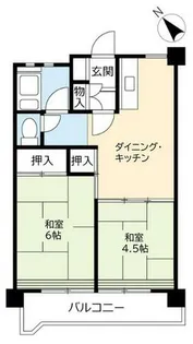 UR釈尊寺第二【0300209号室】の間取り