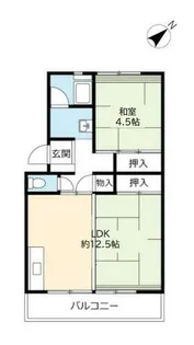 UR釈尊寺第二【0380803号室】の間取り
