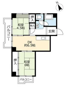 UR高森台【1090301号室】の間取り