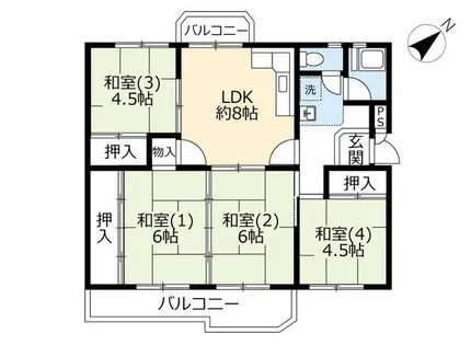 UR泉南尾崎【0120110号室】の間取り