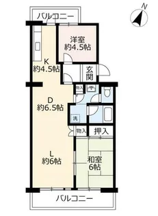 UR鈴の宮【0070207号室】の間取り