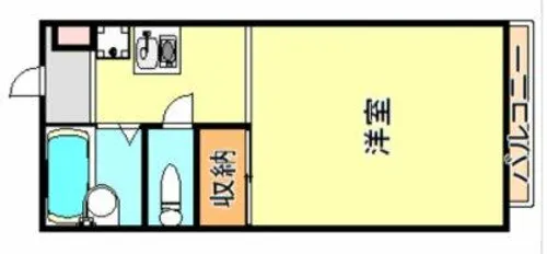 ラ・ミア・カーサ【1階】の間取り
