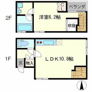 ベル・アスティーレ【1階】の間取り