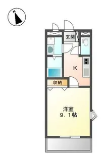 グランディー【2階】の間取り