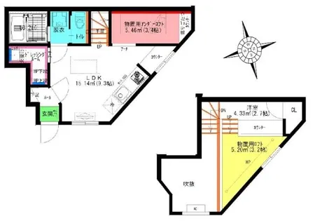 Raffine賑町【1階】の間取り