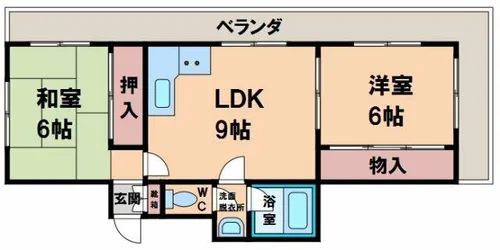 ムックビルパート20【7階】の間取り