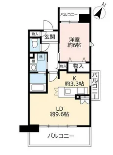 URグリーンヒルズ仁川【0050501号室】の間取り