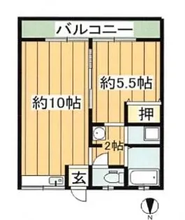 早川ビル【3階】の間取り