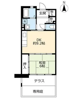 URアルビス緑丘【1130107号室】の間取り