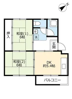 UR西大和片岡台【0250404号室】の間取り