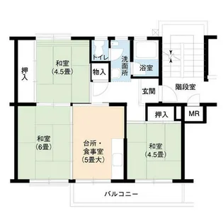 UR岩成台【0270302号室】の間取り