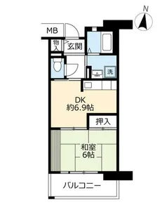URサンヴァリエ中百舌鳥【0030804号室】の間取り