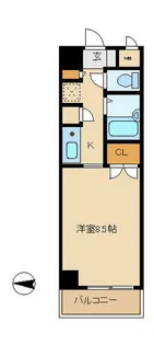 ボヌワールスガノ【305号室】の間取り