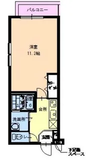 フジパレス北加賀屋Ⅲ番館【2階】の間取り