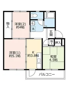 UR泉南一丘【0060104号室】の間取り