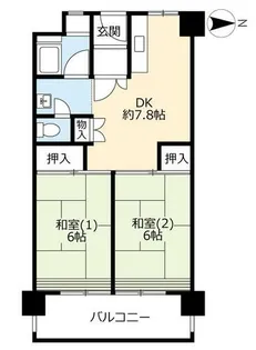 UR中百舌鳥公園【0031403号室】の間取り