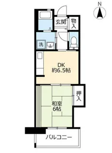 URシャレール東豊中【0120505号室】の間取り