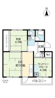 UR桜丘【0080304号室】の間取り